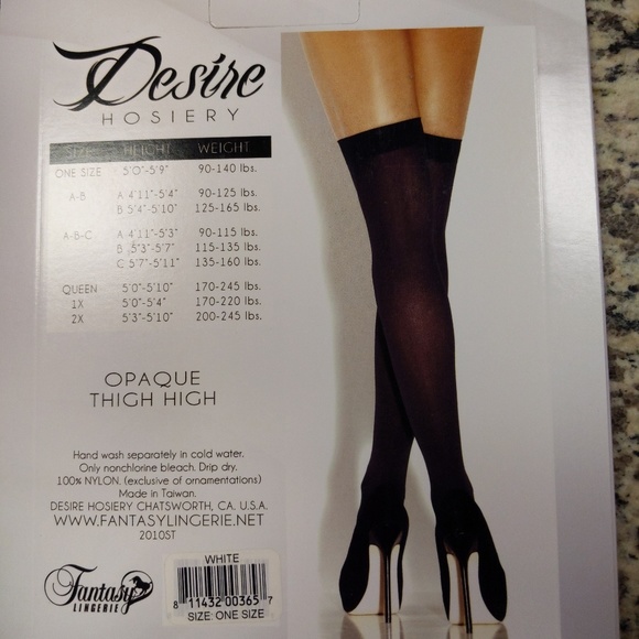 Three pair Fantasy lingerie opaque thi hi … - Picture 2 of 2